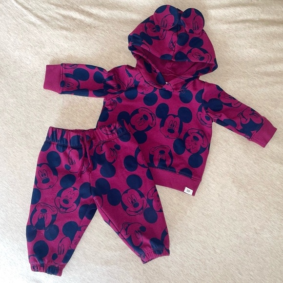 GAP Disney Mickey Mouse Matching Sweat Set - Picture 2 of 4